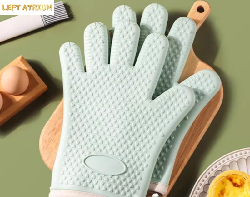 Non-slip Silicone Oven Mitts w - огляд і ціна Oven Mitt Silicone